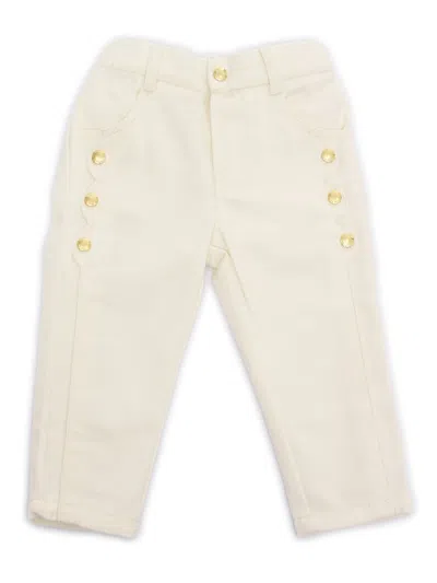 Chloé Chloe' Pantalone Jean In Metallic
