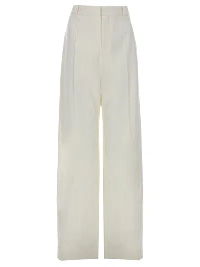 Chloé Pantalone Sartoriale A Zampa In White
