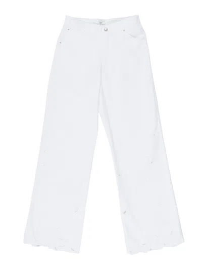 Chloé Kids'  Pantalone In White