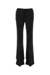 Chloé Wool And Cashmere Flared Pants In Black