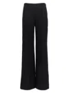 Chloé Chloe Black Wool Blend Pant In Black