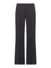 Chloé High-waist Wool Tailored Pants In Black