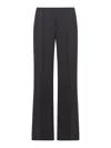 Chloé High-waist Wool Tailored Pants In Black