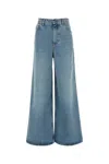 Chloé Chloe Denim Wide-leg Jeans In Blue