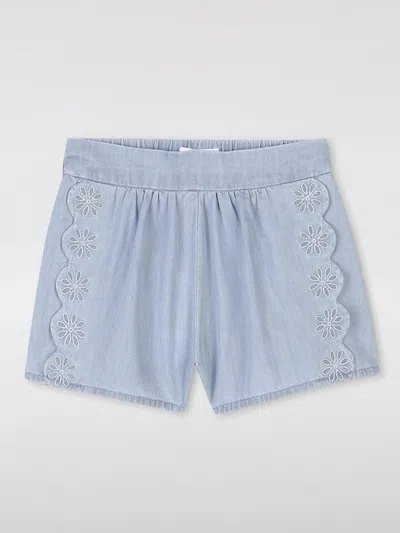 Chloé Babies' Shorts  Kids Color Blue