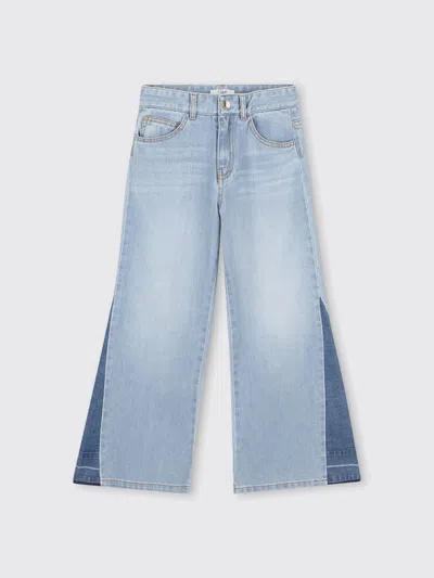 CHLOÉ JEANS CHLOÉ KIDS COLOR BLUE,H46754009
