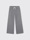 Chloé Grey Trousers For Girl With Logo In Gray