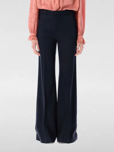 CHLOÉ PANTS CHLOÉ WOMAN COLOR BLUE,G59587009