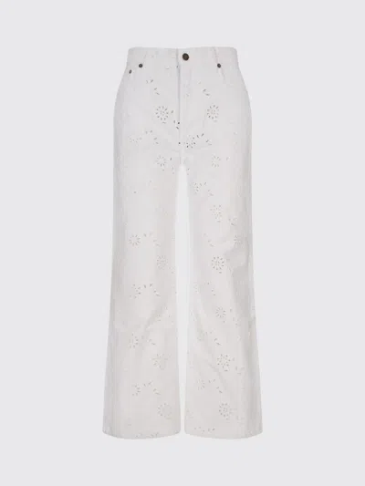 Chloé Pants  Woman Color White In Red