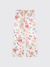 Chloé Floral Trousers In Multi