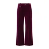 Chloé Velvet Flared Pants In Multicolor