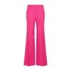 Chloé Wool Flared Pants In Multicolor