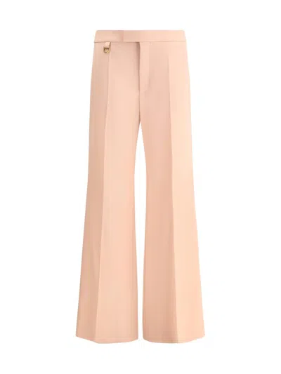 Chloé Flared Jeans In Pink