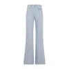 Chloé Light Blue High-rise Flare Jeans In Blue