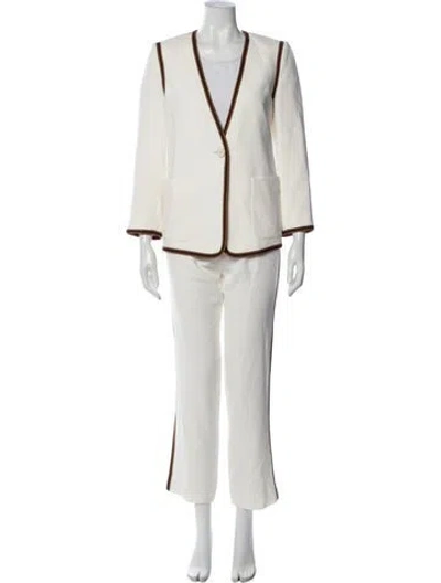 Pre-owned Chloé Pantsuit In White