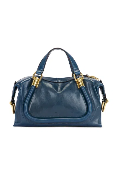 Chloé Paraty 24 Bag In Tapestry Blue