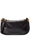 Chloé Womens Paraty Leather Cross-body Bag Black In Black