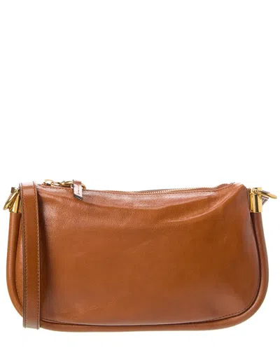 Chloé Paraty 24 Mini Leather Crossbody In Brown