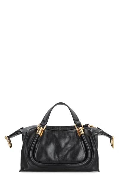 Chloé Chloe Women Borsa Paraty 24 Piccola In Pelle Lucida In Black