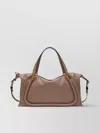 Chloé Paraty 24 Shiny Leather Shoulder Bag