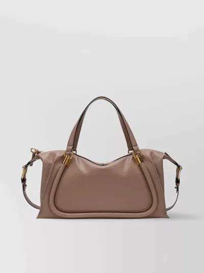 Chloé Paraty 24 Shiny Leather Shoulder Bag