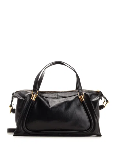 Chloé Paraty 24 Shoulder Bag In Black