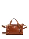 Chloé Chloe Womens Clay Brown Paratay 24 Mini Leather Shoulder Bag In Brown
