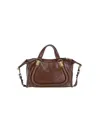 Chloé Shoulder Bag With Adjustable Strap And Dual Handles In Brown