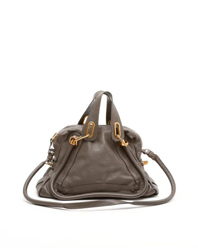 Chloé Paraty Bag In Gray