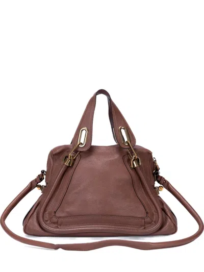 Pre-owned Chloé Paraty Brown Leather Handbag