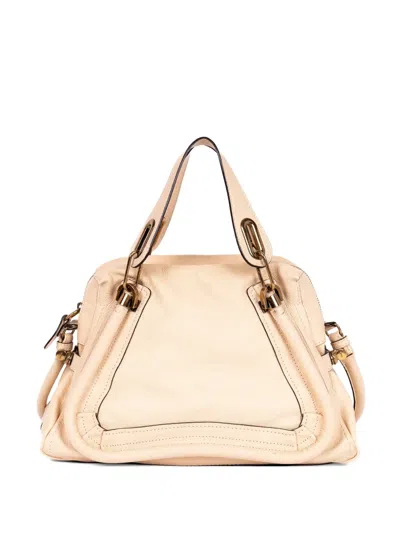 Pre-owned Chloé Paraty Handbag In Neutral