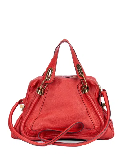 Pre-owned Chloé Paraty Handbag In Red