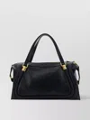 Chloé Paraty Leather Shoulder Bag With Gold Hardware