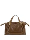 Chloé Paraty Shoulder Bag In Bronze Brown