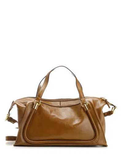 Chloé Paraty Shoulder Bag In Brown