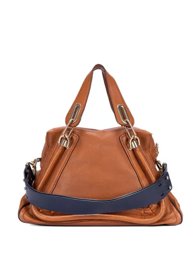 Pre-owned Chloé Paraty Shoulder Bag In Brown
