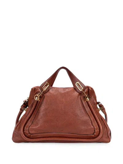 Pre-owned Chloé Paraty Shoulder Bag In Brown
