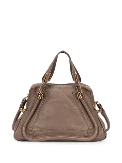 Pre-owned Chloé Paraty Shoulder Bag In Brown