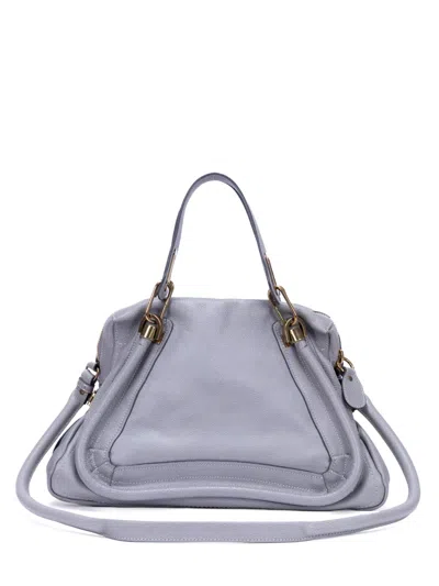 Pre-owned Chloé Paraty Shoulder Bag In Gray