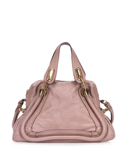 Pre-owned Chloé Paraty Tote Bag In Pink