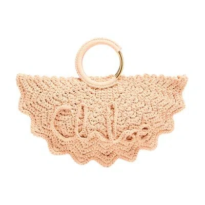 Chloé Paravent Bracelet Bag In Neutral