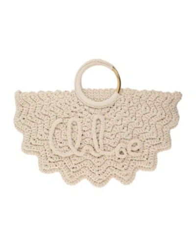 CHLOÉ CHLOÉ SMALL BRACELET PARAVENT TOTE BAG