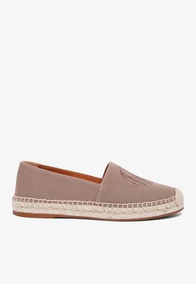 CHLOÉ PARY LOGO CANVAS ESPADRILLES
