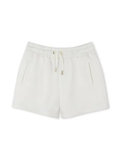 CHLOÉ PATCH POCKETS COTTON TRACK SHORTS