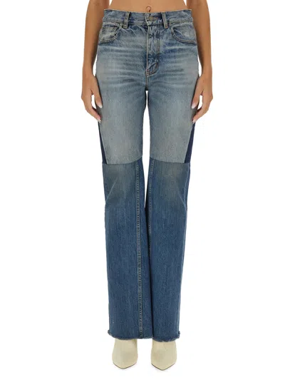 CHLOÉ PATCHWORK DENIM JEANS