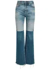 Chloé Patchwork Rigid High-rise Flared-leg Jeans