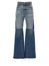 Chloé Patchwork Rigid High-rise Flared-leg Jeans