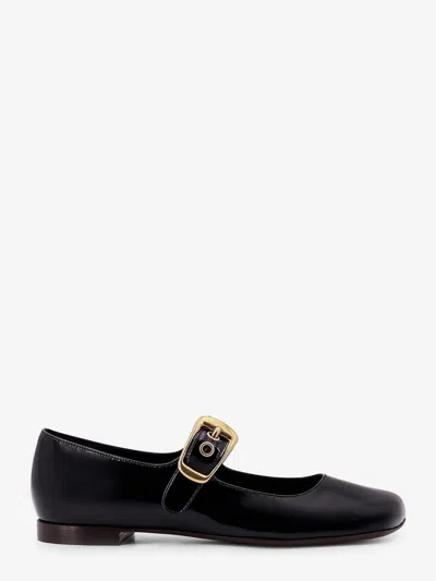 Chloé Black Calfskin Ballet Flats