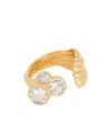 Chloé Pattern Ring In Yellow