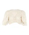 Chloé Pattern Short Top In White